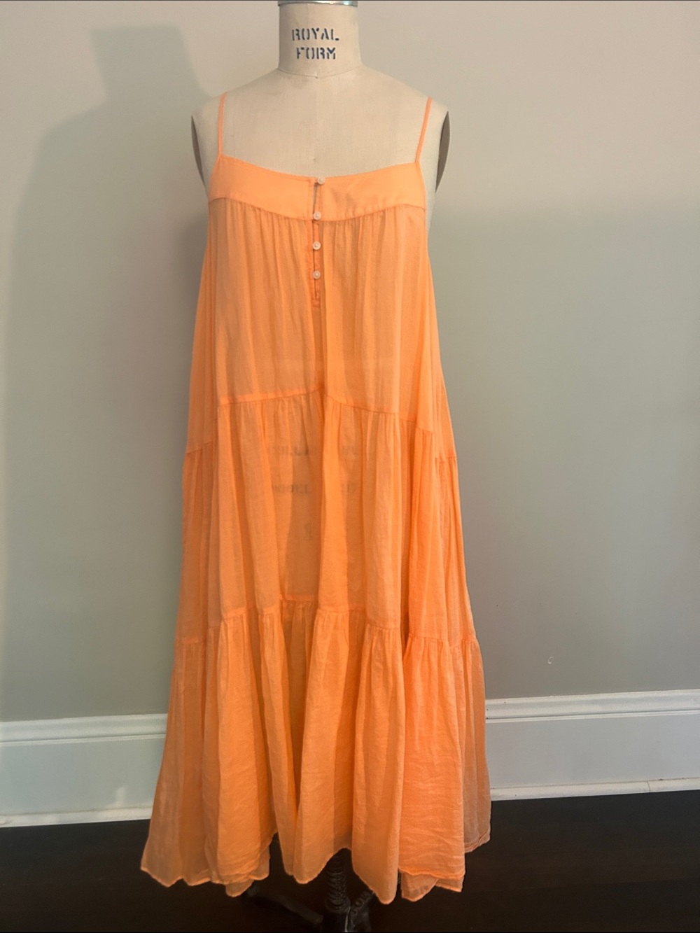 Vibrant J Crew maxi dress